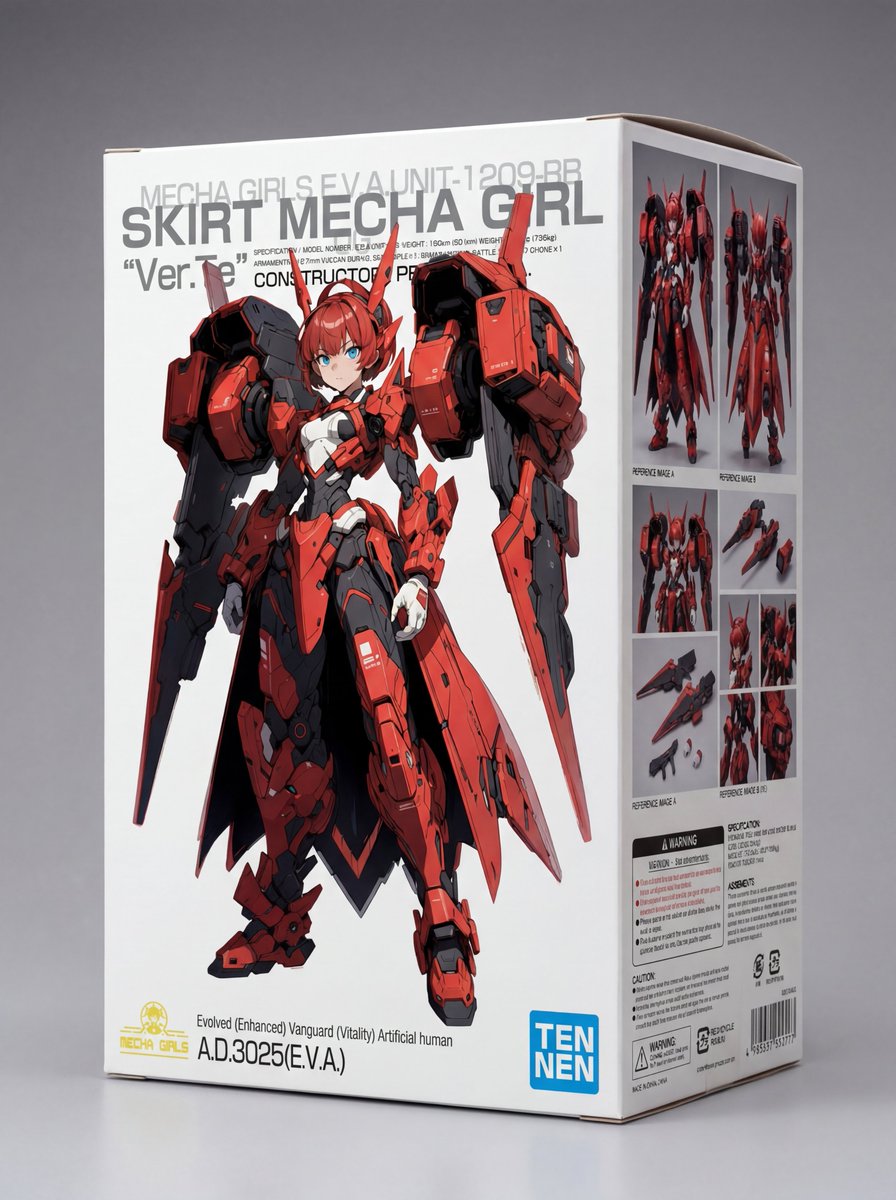 E-commerce Main Image - Plastic Model Kit Packaging Generation Prompt - Image 2